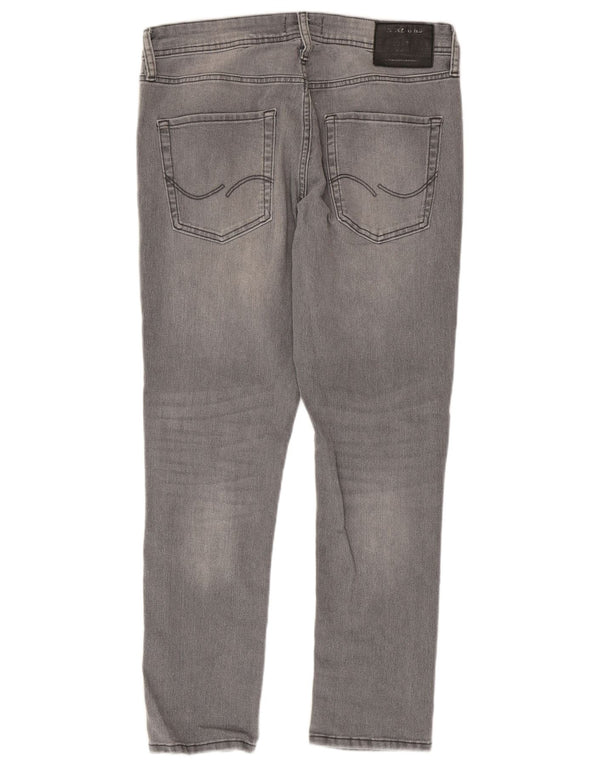 Мужские узкие джинсы Jack & Jones GLENN W32 L30, серый хлопок