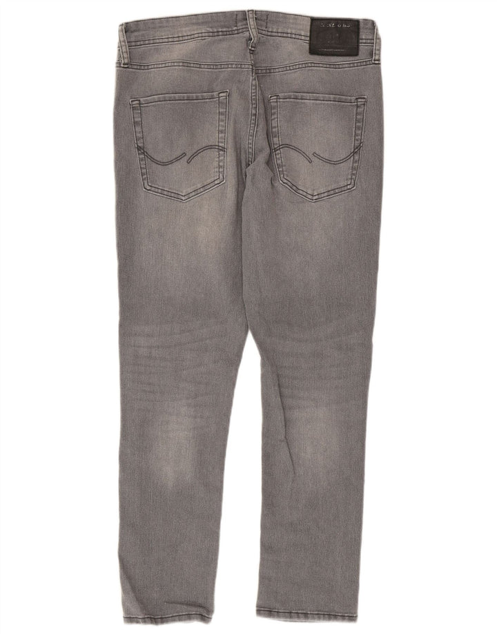 Мужские узкие джинсы Jack & Jones GLENN W32 L30, серый хлопок