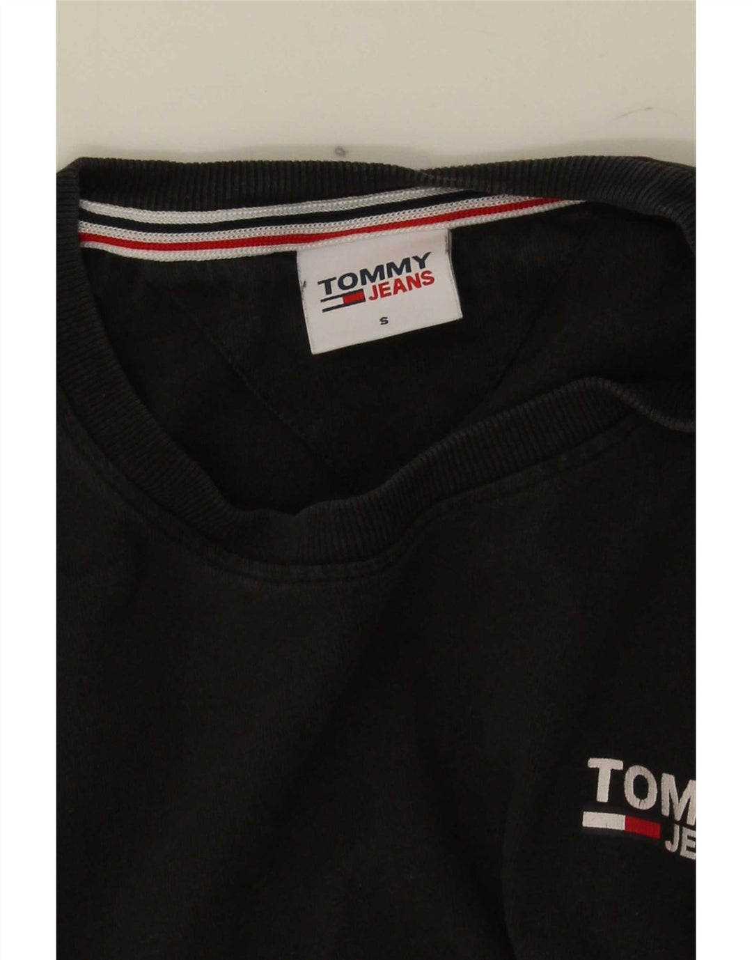 Мужская футболка Tommy Hilfiger, маленькая, черная