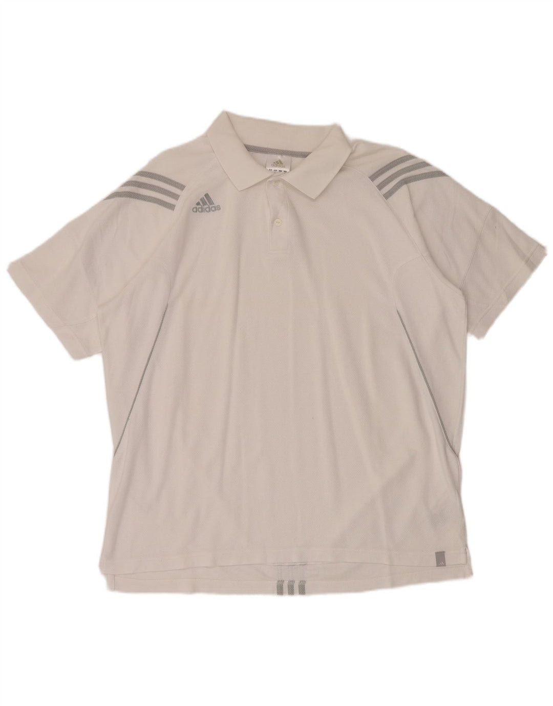 Мужская рубашка поло Adidas XL, белый хлопок