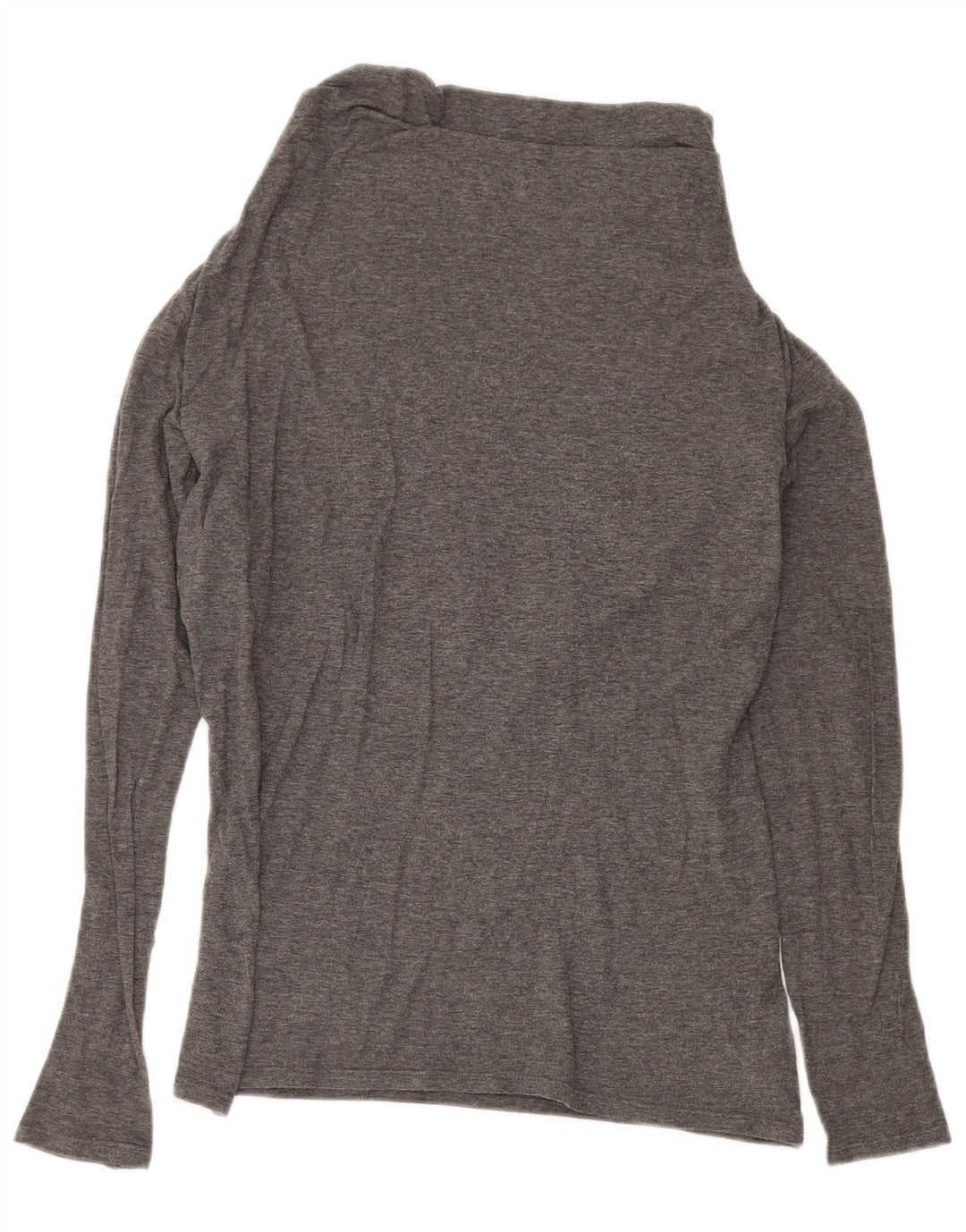 Armani Jeans Женский топ с длинным рукавом EU 44 XL Серый хлопок