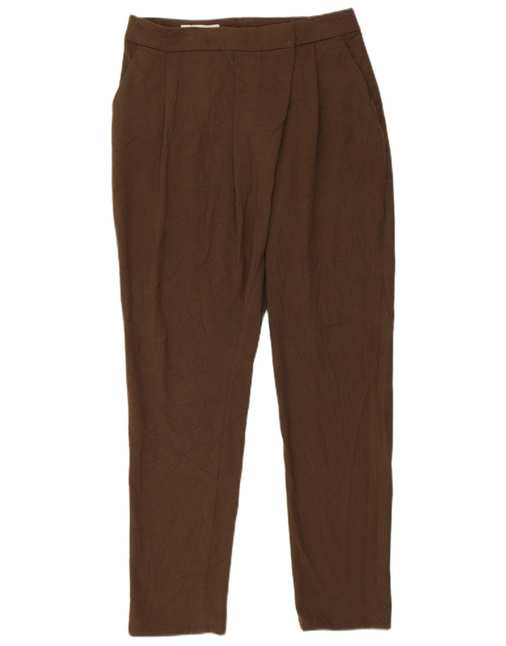 Женские узкие брюки Zara EU 34 2XS W24 L27, хаки, полиэстер