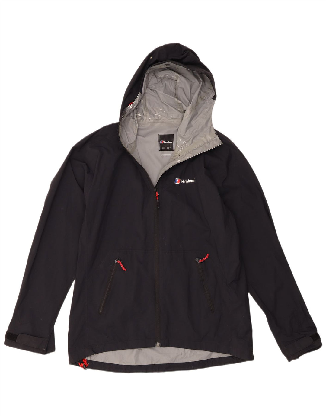 Berghaus Мужская ветровка с капюшоном UK 38 Средний Черный Полиамид