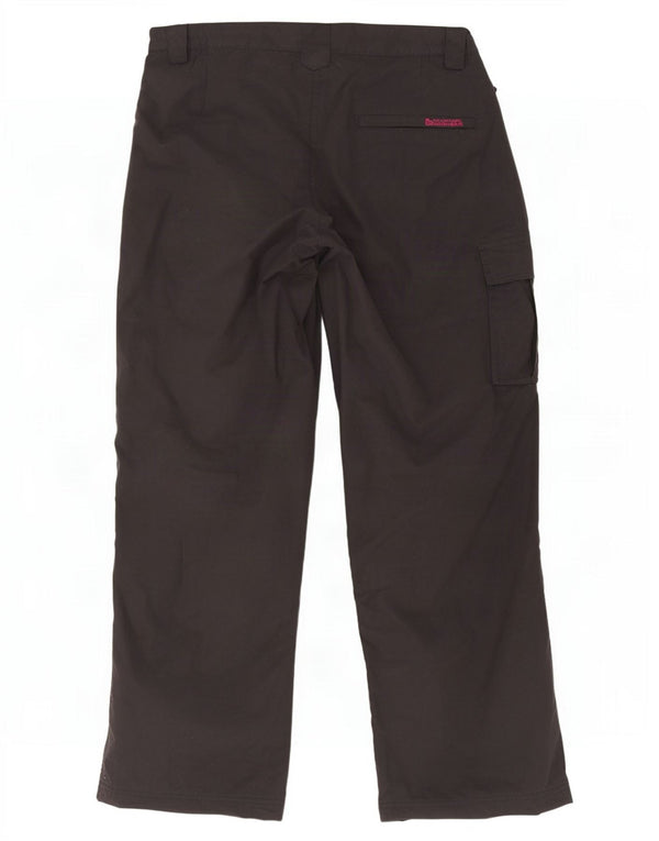 Женские прямые брюки карго Mountain Warehouse UK 14, большие W34 L35, черные