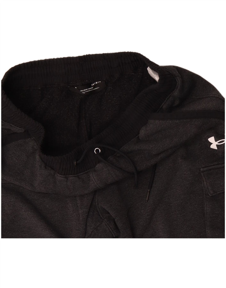 Мужские спортивные брюки-карго Under Armour, джоггеры, большие серые хлопковые брюки