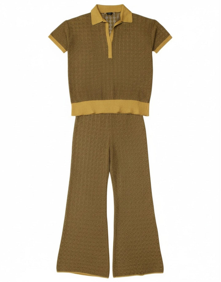 Женский комплект из 2 предметов Zara UK 12 Medium W28 L34 Хаки, полиэстер