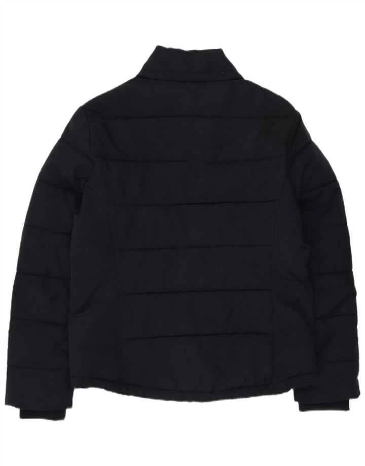 Женская стеганая куртка Topshop UK 12, средний темно-синий