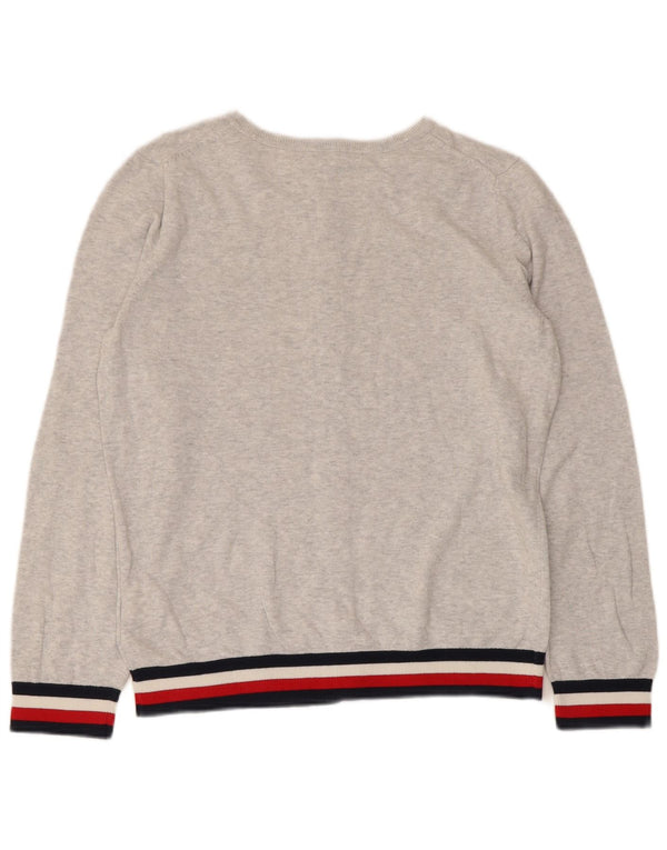 Женский кардиган Tommy Hilfiger UK 14 Средний Серый В Полоску