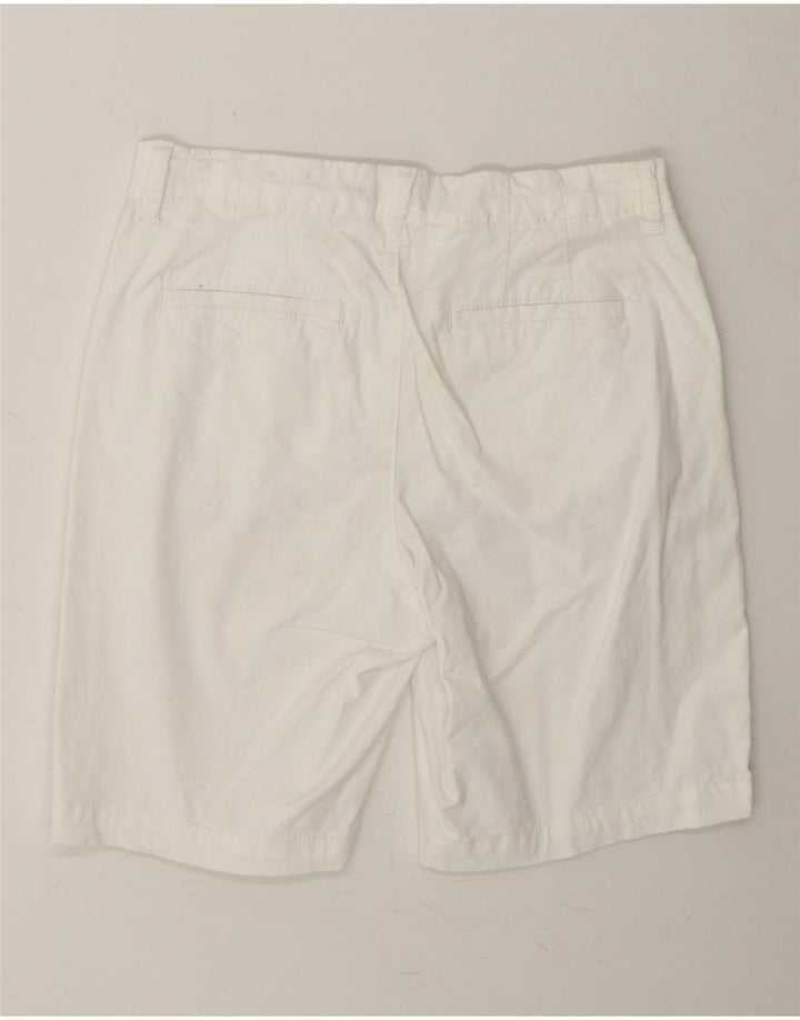 LEE Womens Mid Rise Regular Fit Casual Shorts US 10 Large W32  White Vintage Lee and Second-Hand Lee from Messina Hembry 