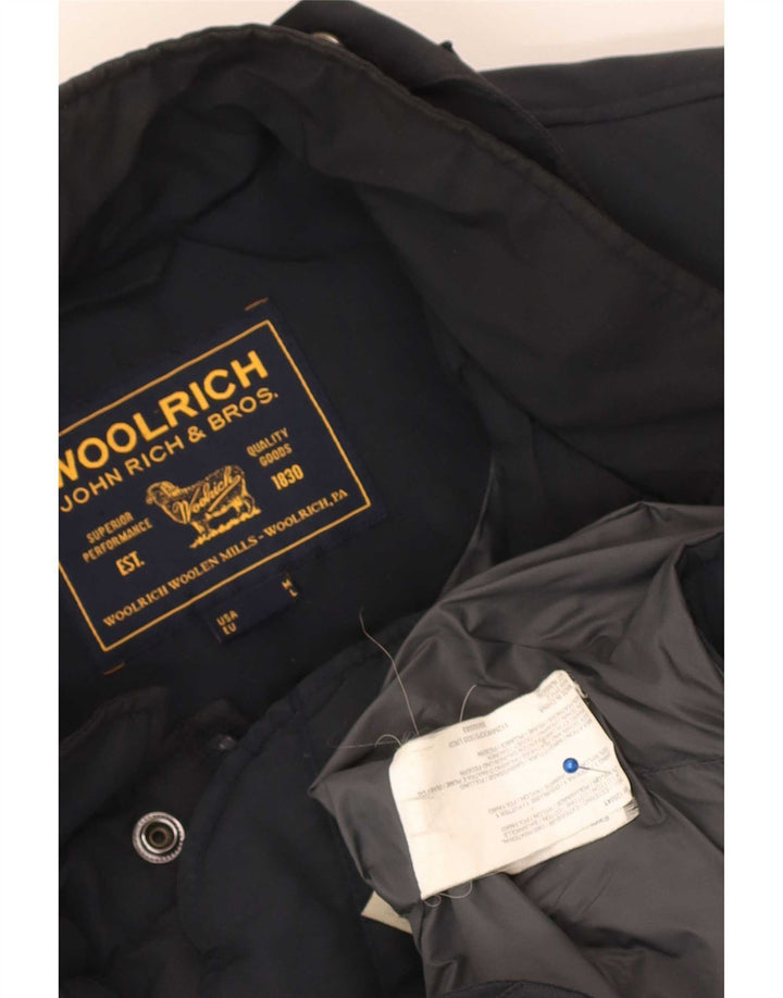 Мужская стеганая куртка Woolrich UK 38, средний темно-синий хлопок