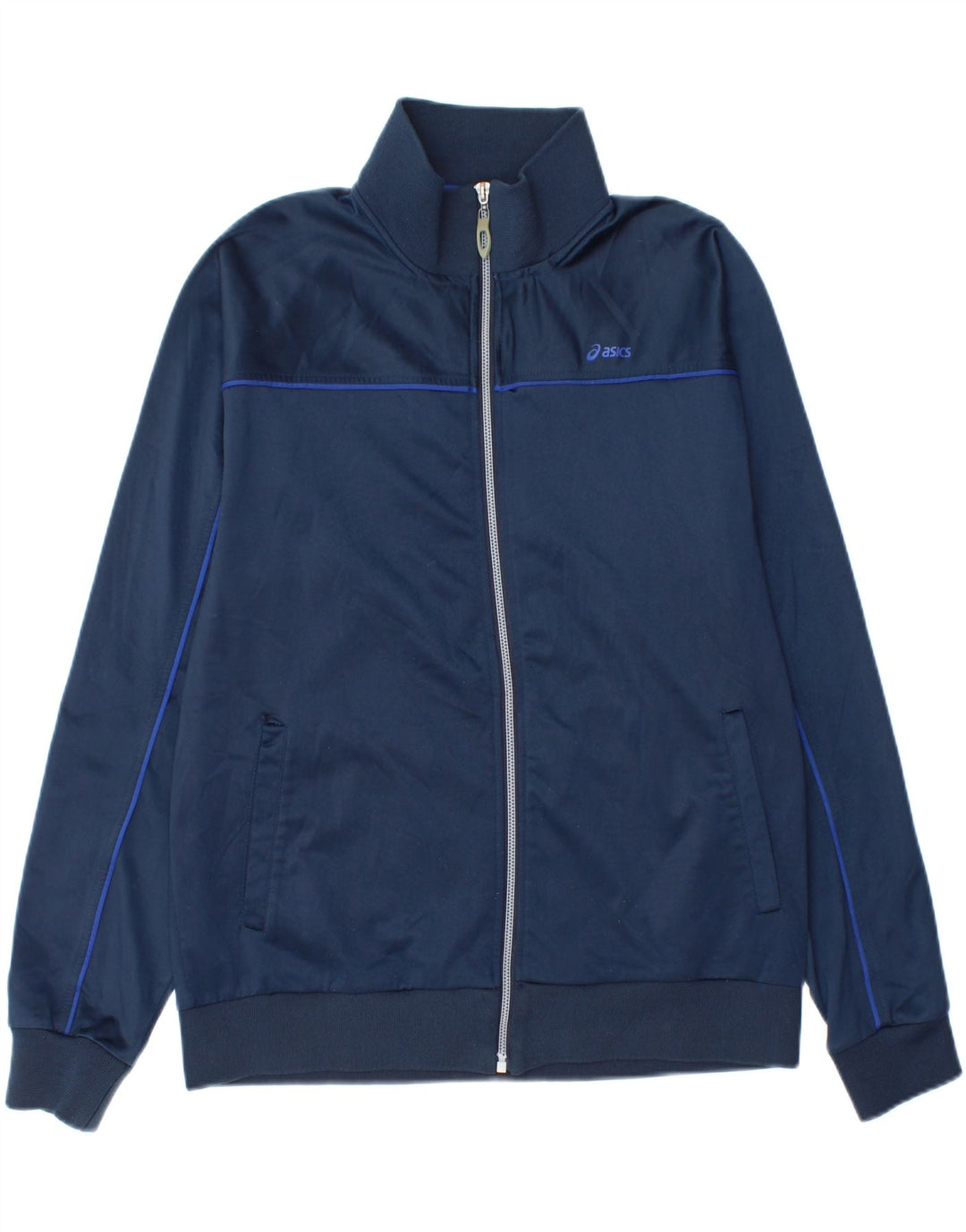 Мужская спортивная куртка Asics XL, темно-синий полиэстер