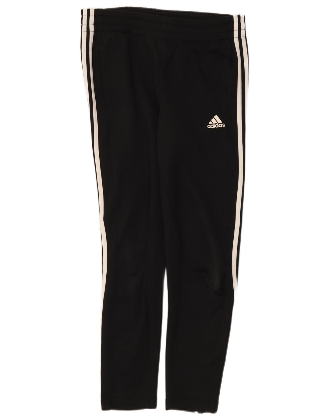 Женские спортивные брюки Adidas UK 10, маленькие черные из полиэстера