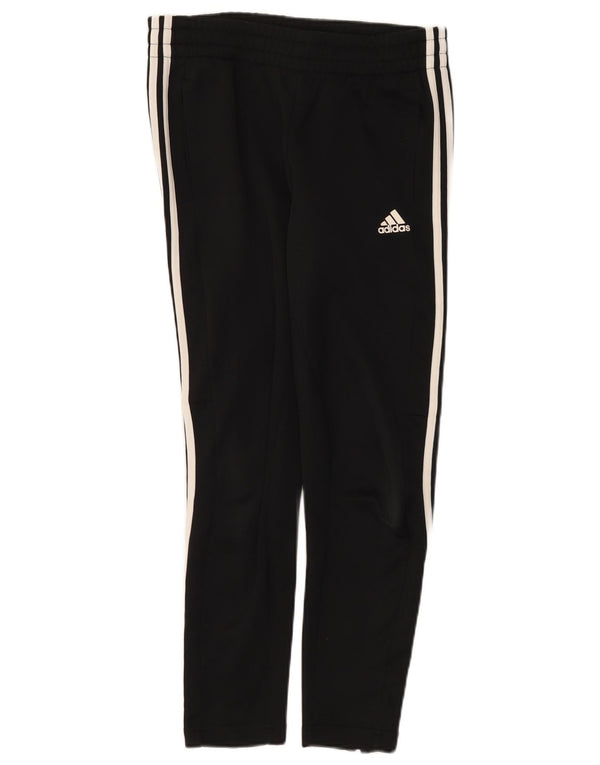 Adidas Womens Tracksuit Trousers UK 10 Small  Black Polyester