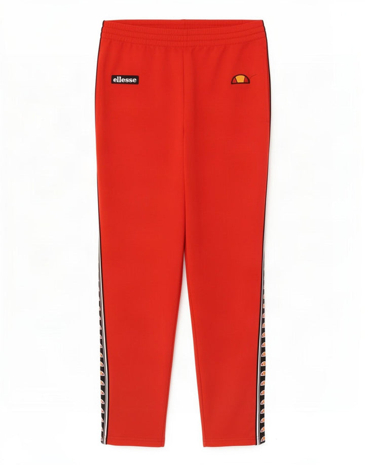 Ellesse Мужские спортивные брюки с графическим рисунком, средний красный полиэстер с цветными блоками