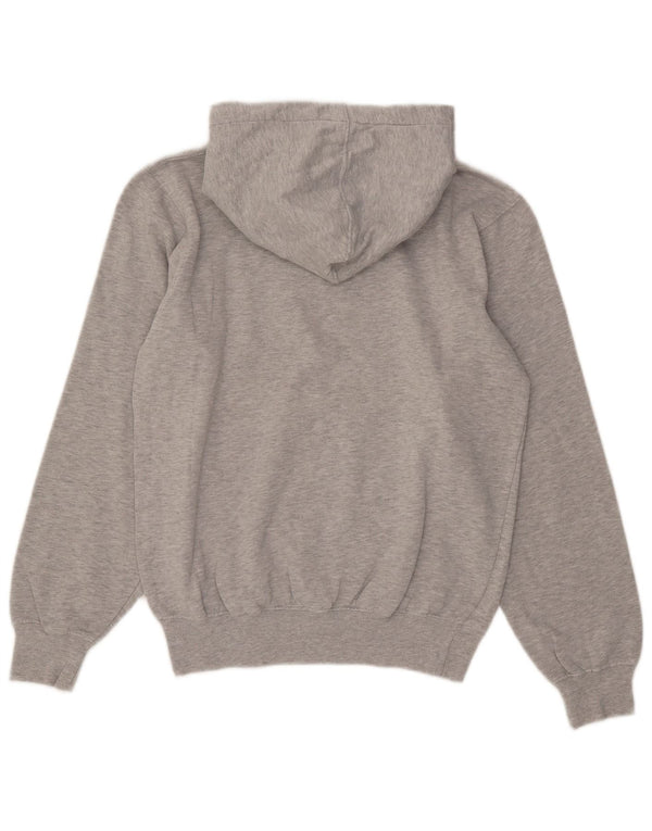 Женский джемпер с капюшоном Hard Rock Cafe Madrid UK 14, средний серый в крапинку