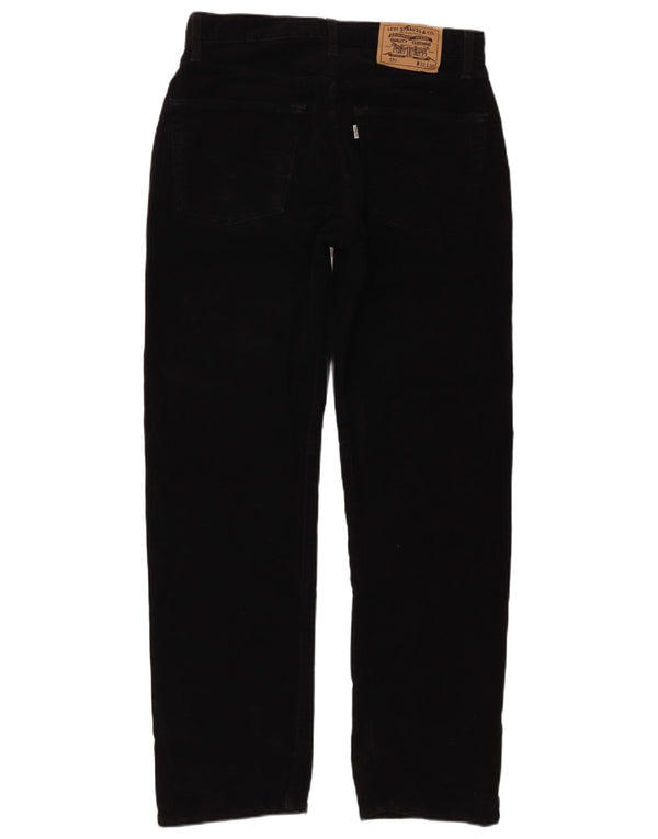 Мужские прямые джинсы Levi's 551 W32 L30, черный хлопок