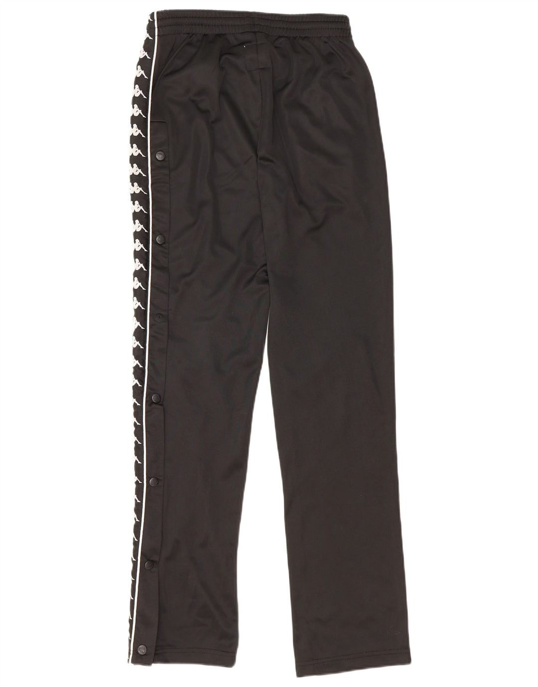 KAPPA Женские спортивные брюки с графическим рисунком UK 12, средний черный полиэстер