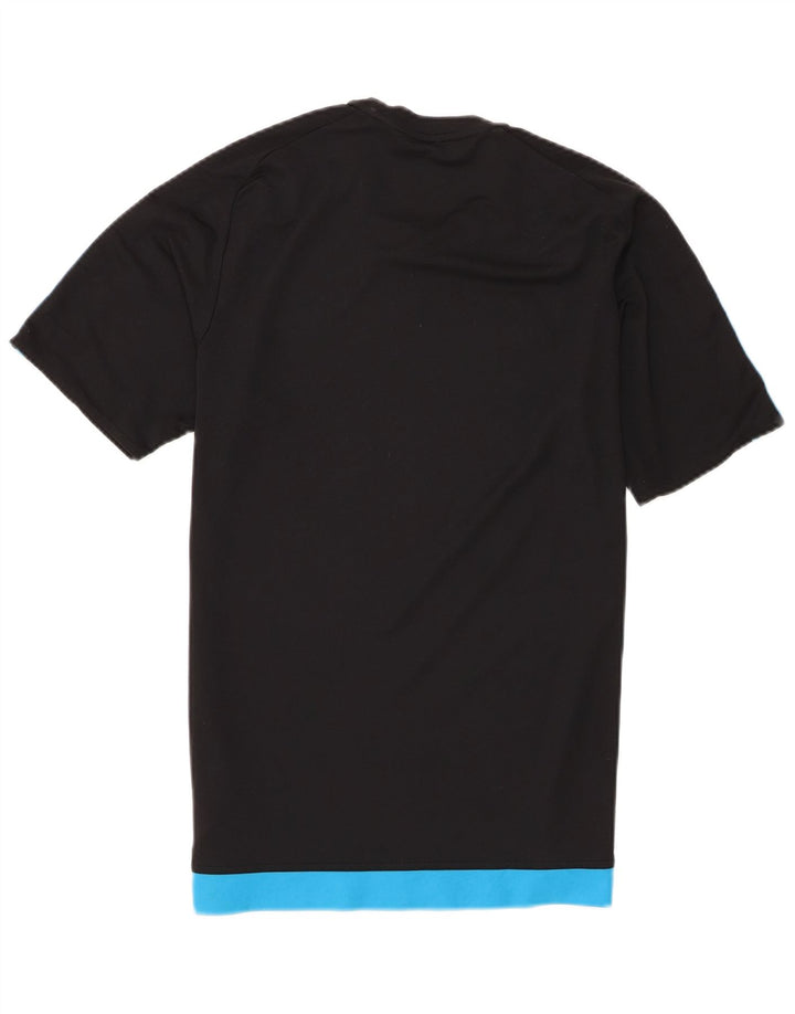 Мужская футболка Adidas Climalite Top Medium Black с цветными блоками из полиэстера
