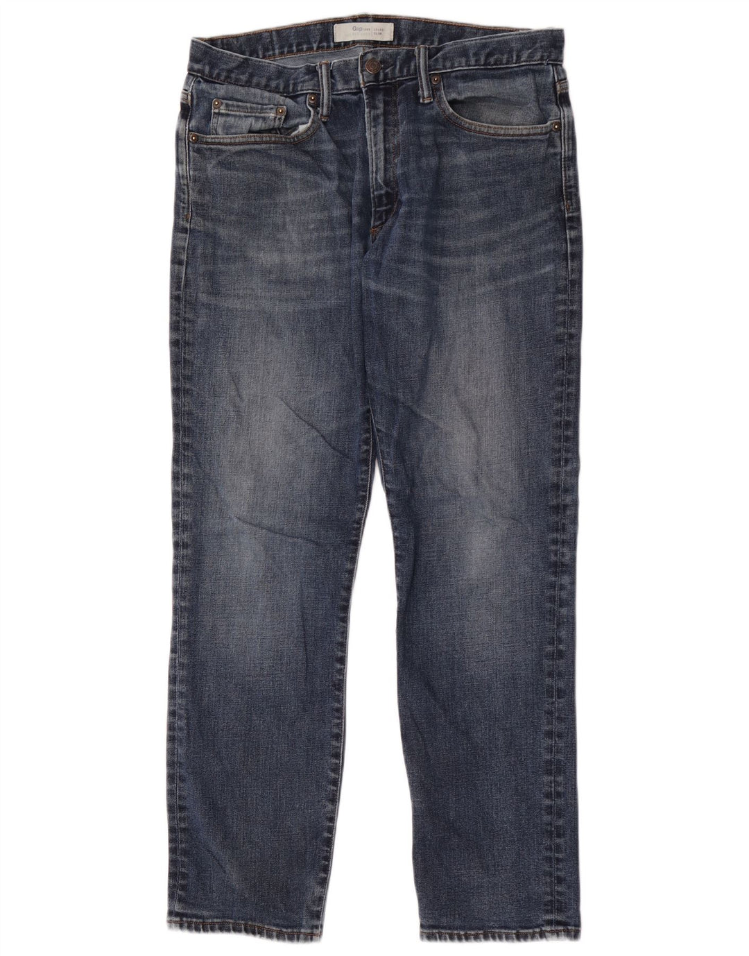 Женские узкие джинсы Gap W32 L30 синие, хлопок
