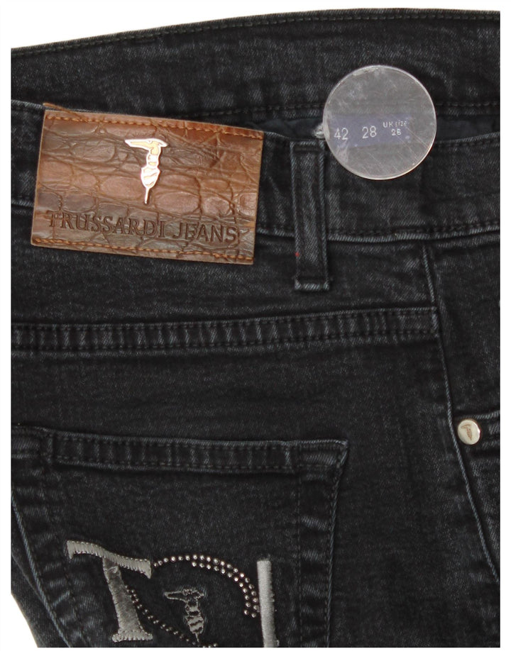 Женские прямые джинсы Trussardi W26 L29 Серые