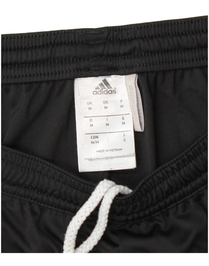Мужские спортивные шорты ADIDAS Climalite, средний черный, полиэстер с цветными блоками