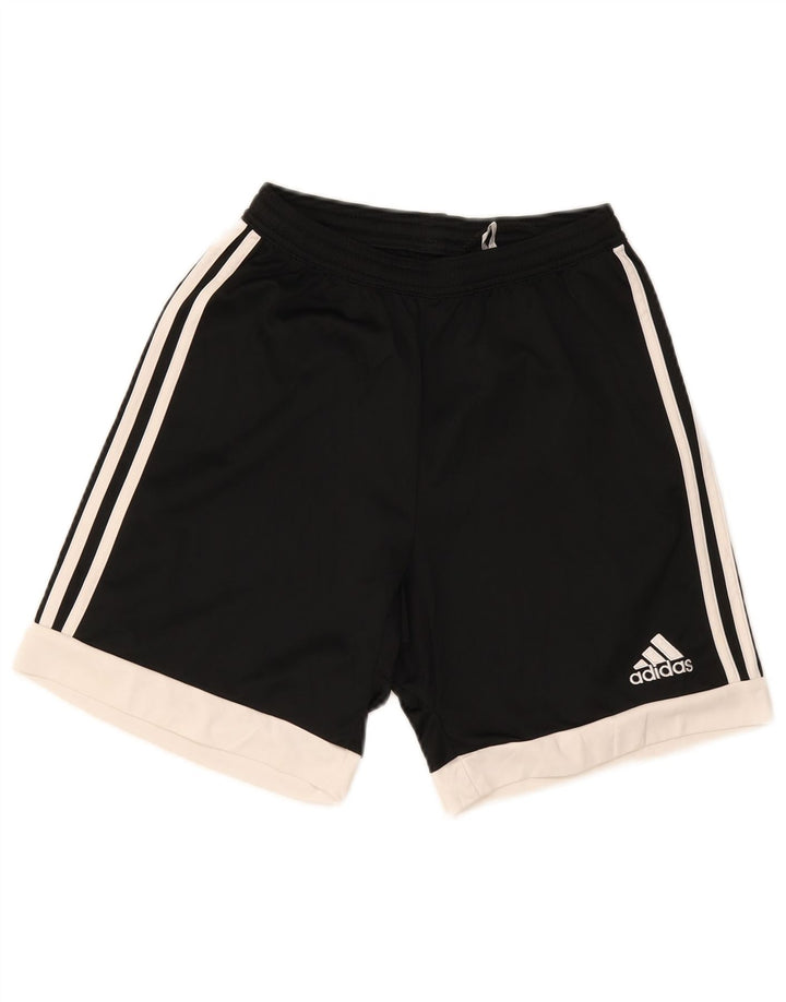 Мужские спортивные шорты Adidas Climacool, маленькие черные, полиэстер с цветными блоками