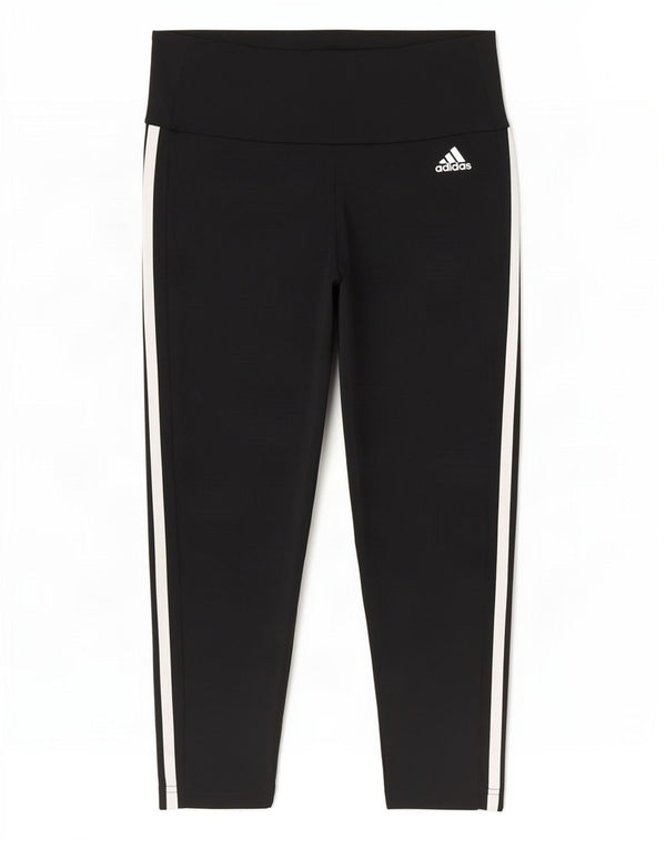 Женские леггинсы-капри Adidas Aeroready UK 8/10, маленькие черные из полиэстера