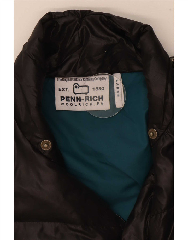 Мужская стеганая куртка Woolrich UK 40, большая черная