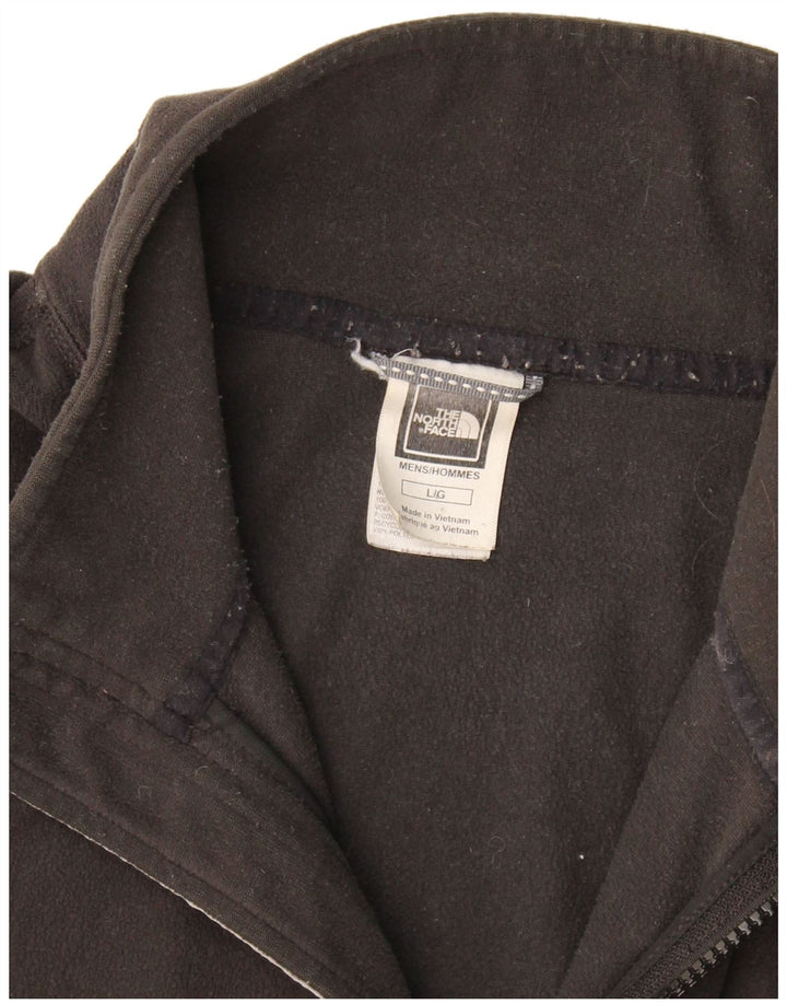 Мужская флисовая куртка The North Face UK 40, большая, черная, полиэстер