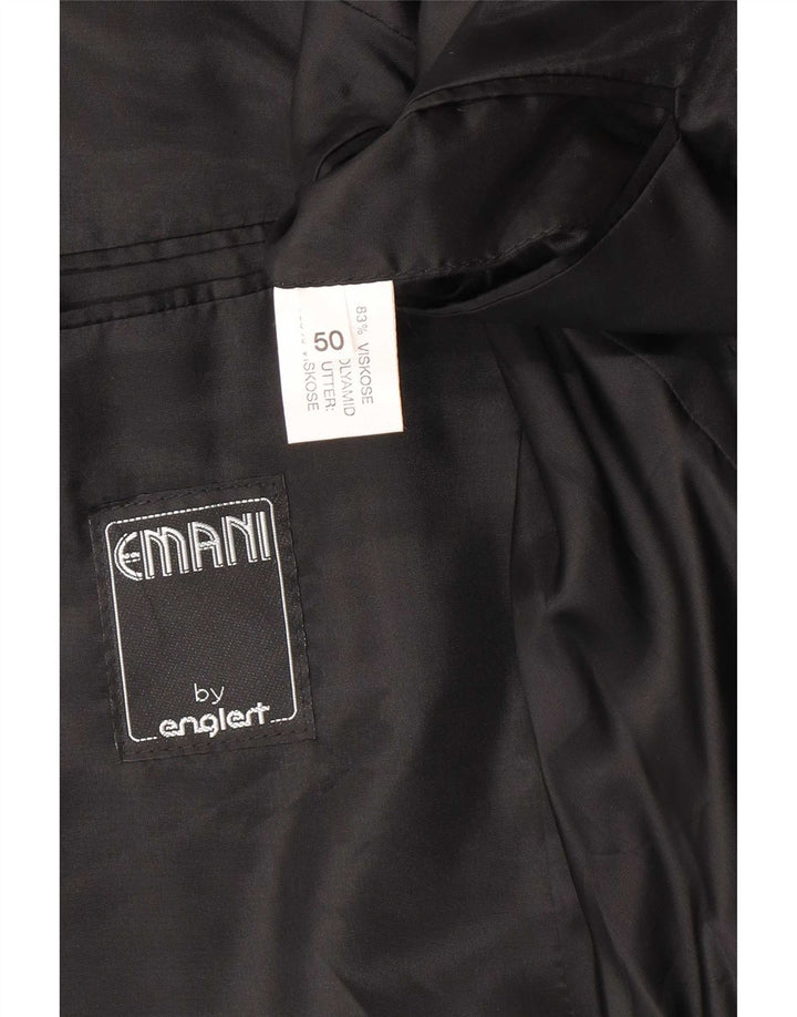 Emani Женский двубортный пиджак IT 50 XL Бордовый вискоза