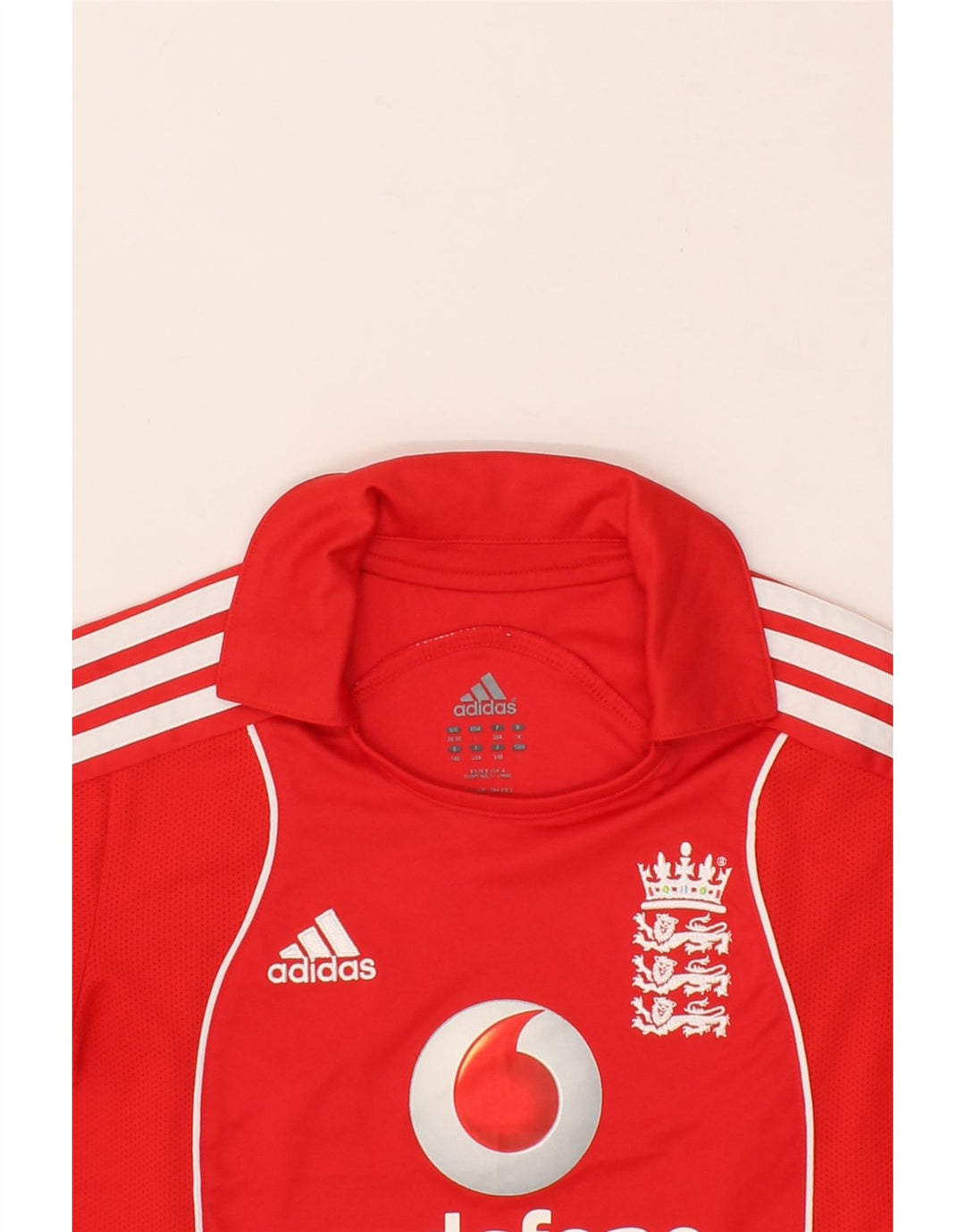 ADIDAS Boys Climacool Graphic T-Shirt Top 9-10 Years Red Polyester Vintage Adidas and Second-Hand Adidas from Messina Hembry 