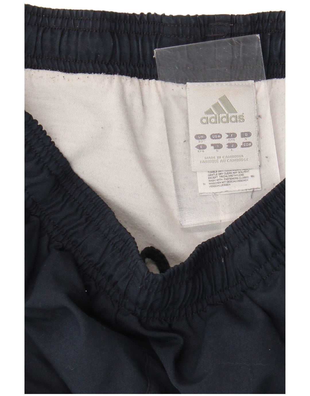 Мужские спортивные брюки Adidas Joggers среднего размера, темно-синие, полиэстер
