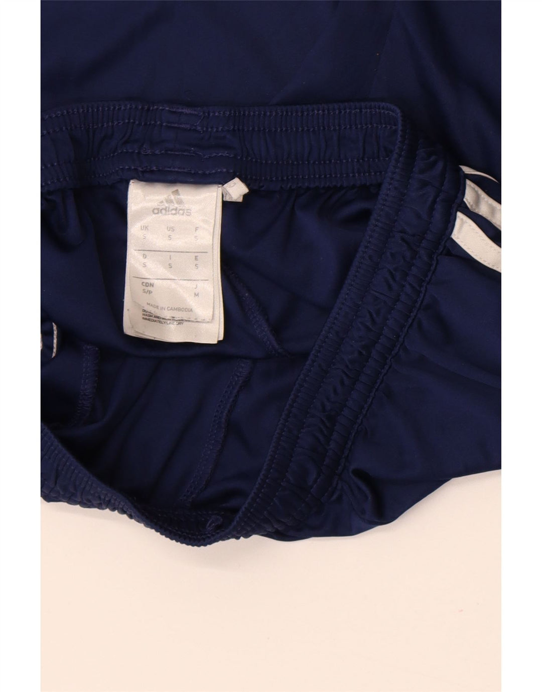 Мужские спортивные шорты Adidas Climalite, маленькие, темно-синие, полиэстер с цветными блоками
