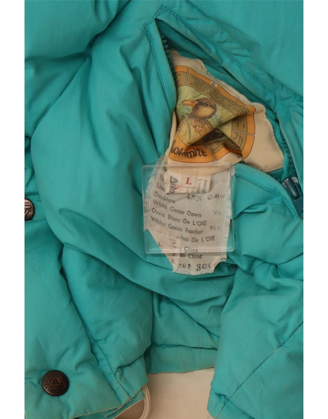 Мужской двусторонний стеганый жилет DOLOMITE UK 40, большой синий хлопок