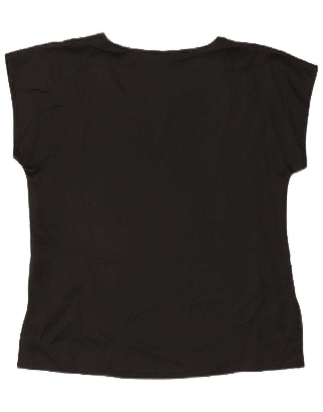 Женская блузка оверсайз Marina Rinaldi, размер 19, маленькая, черная, шелковая