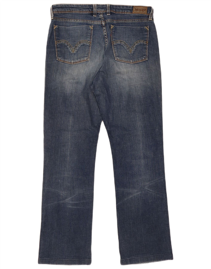 Женские прямые джинсы Levi's 627 W34 L30 синие, хлопок