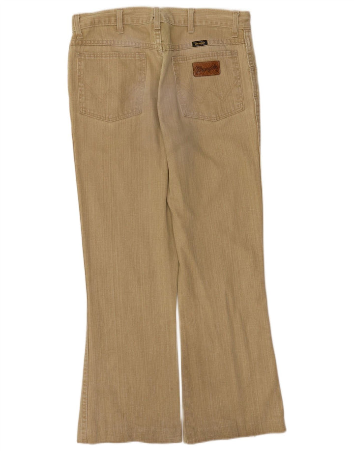 Мужские джинсы Wrangler Bootcut W31 L27, бежевый хлопок
