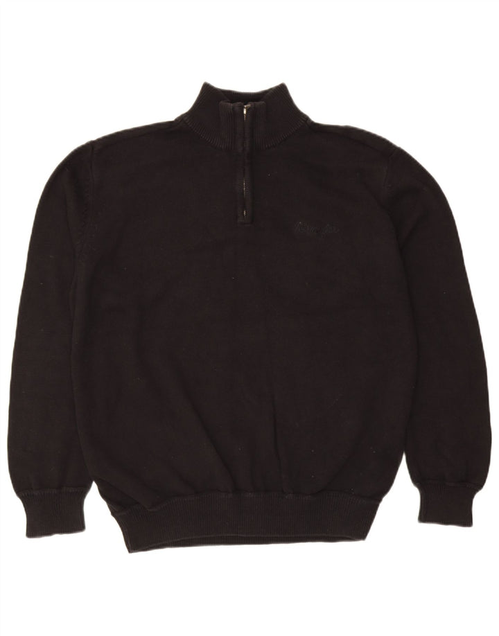 Мужской свитер Wrangler с воротником на молнии XL, черный хлопок