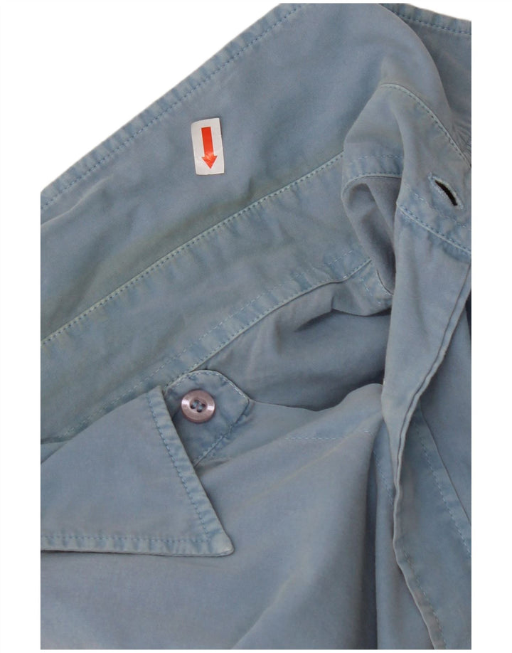 Мужская рубашка WRANGLER, большая синяя, хлопок