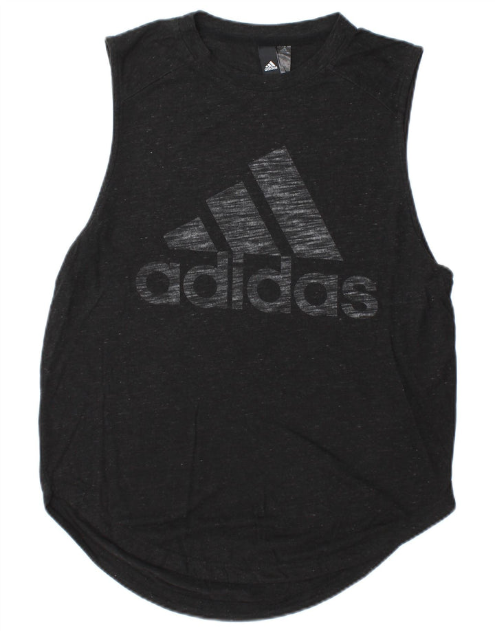 Мужской жилет Adidas с рисунком, маленький черный, из вискозы с крапинками