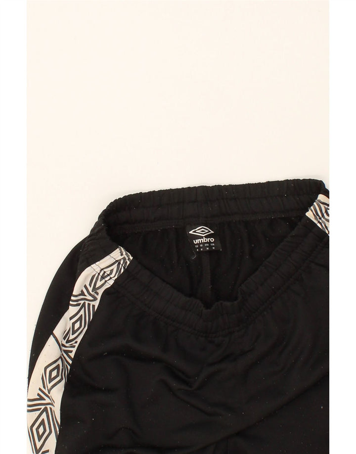 UMBRO Mens Graphic Tracksuit Trousers Medium  Black Polyester Vintage Umbro and Second-Hand Umbro from Messina Hembry 
