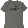 Мужская футболка с рисунком Puma, маленькая, серая