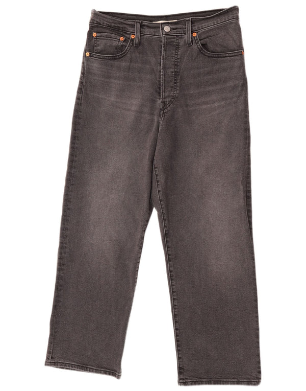 Мужские прямые джинсы Levi's W30 L27 серые, хлопок