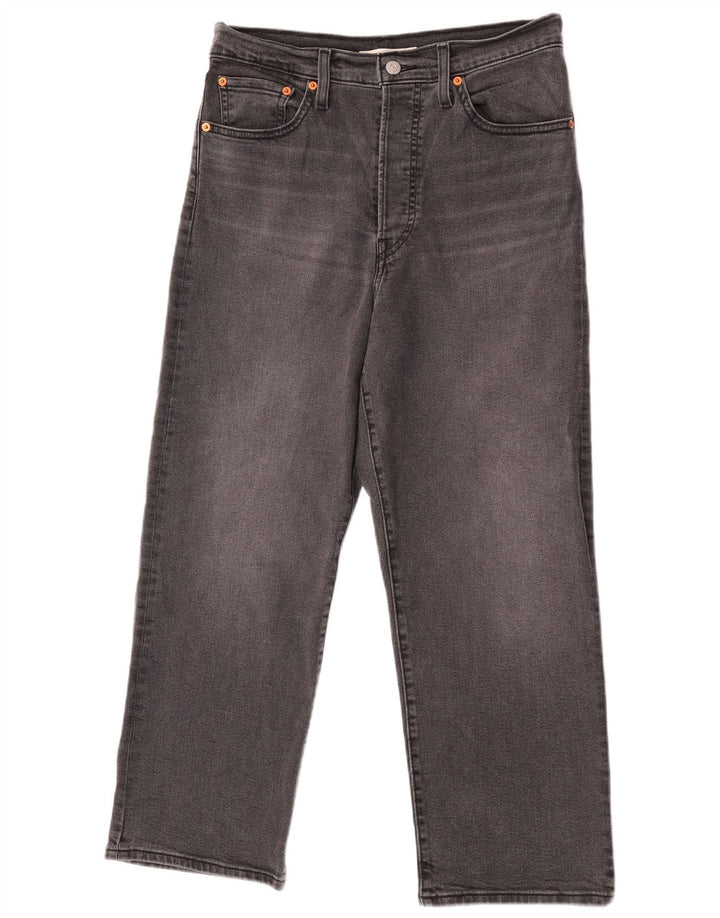 Мужские прямые джинсы Levi's W30 L27 серые, хлопок