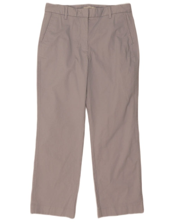 Женские прямые брюки чинос Marks & Spencer UK 12 Medium W32 L28 Серые