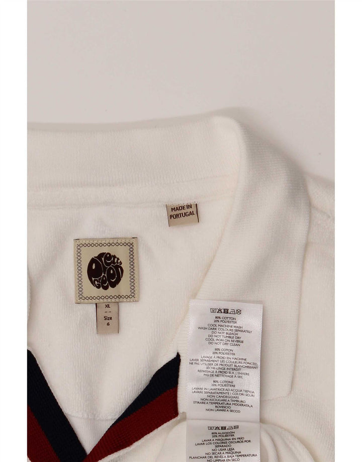Мужская рубашка поло Pretty Green XL, белый хлопок