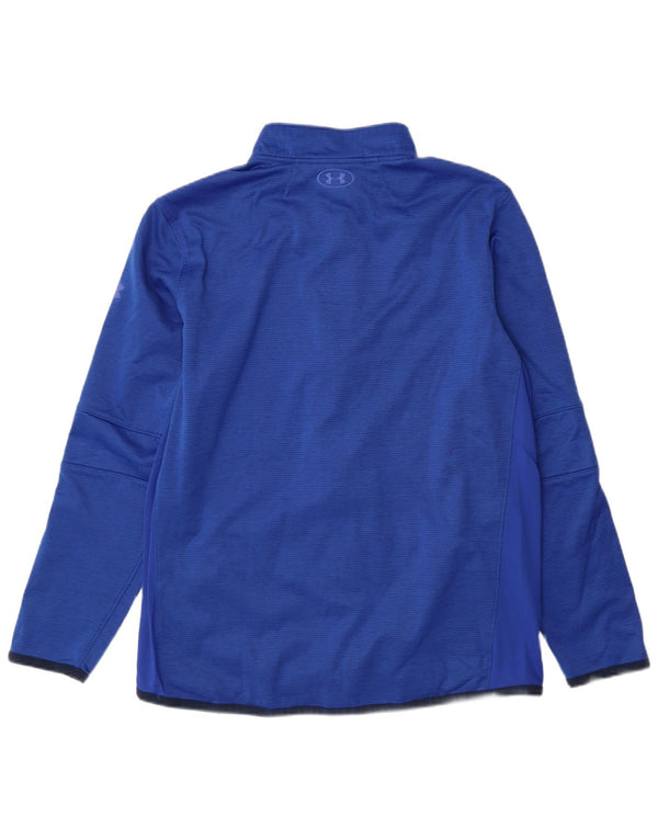 Мужской спортивный костюм Cold Gear Under Armour, верхняя куртка UK 42 XL, синий полиэстер