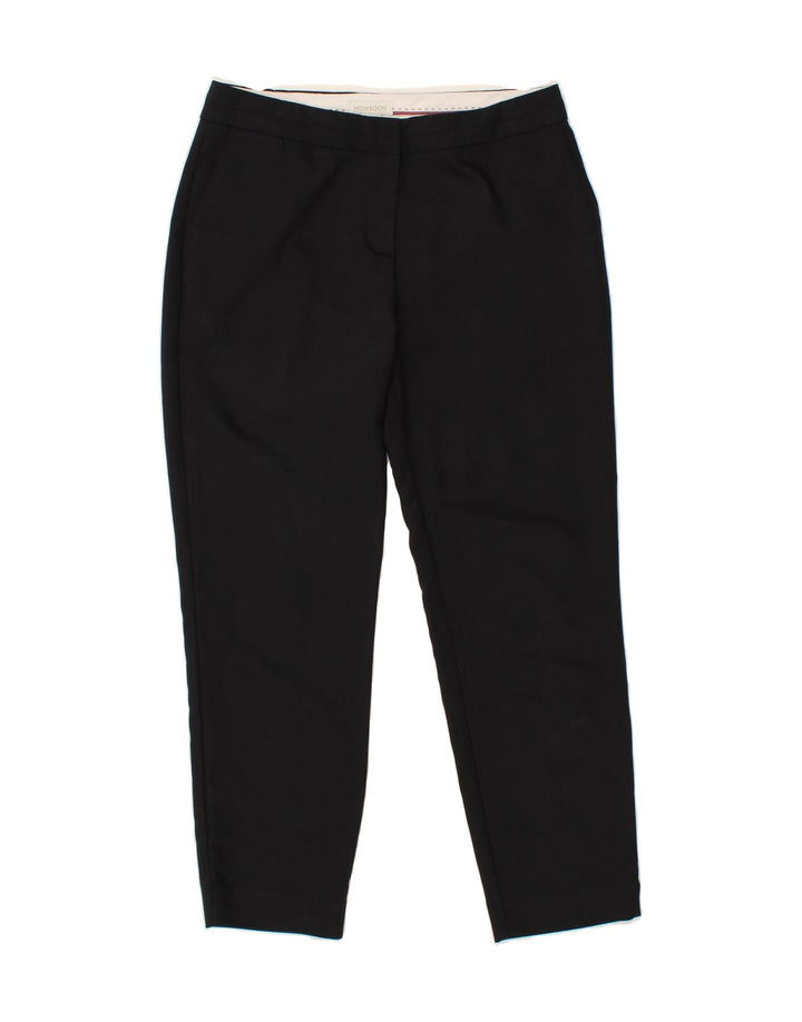 MONSOON Womens Slim Suit Trousers UK 12 Medium W30 L26 Black Polyester Vintage Monsoon and Second-Hand Monsoon from Messina Hembry 