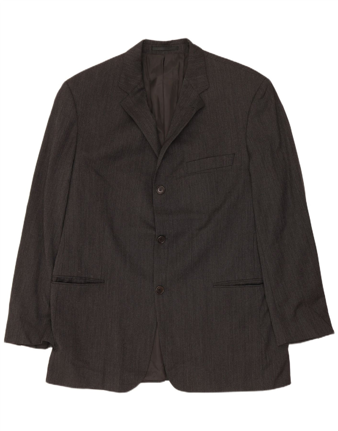 Мужской пиджак с 3 пуговицами HUGO BOSS EU 54 2XL, серая шерсть