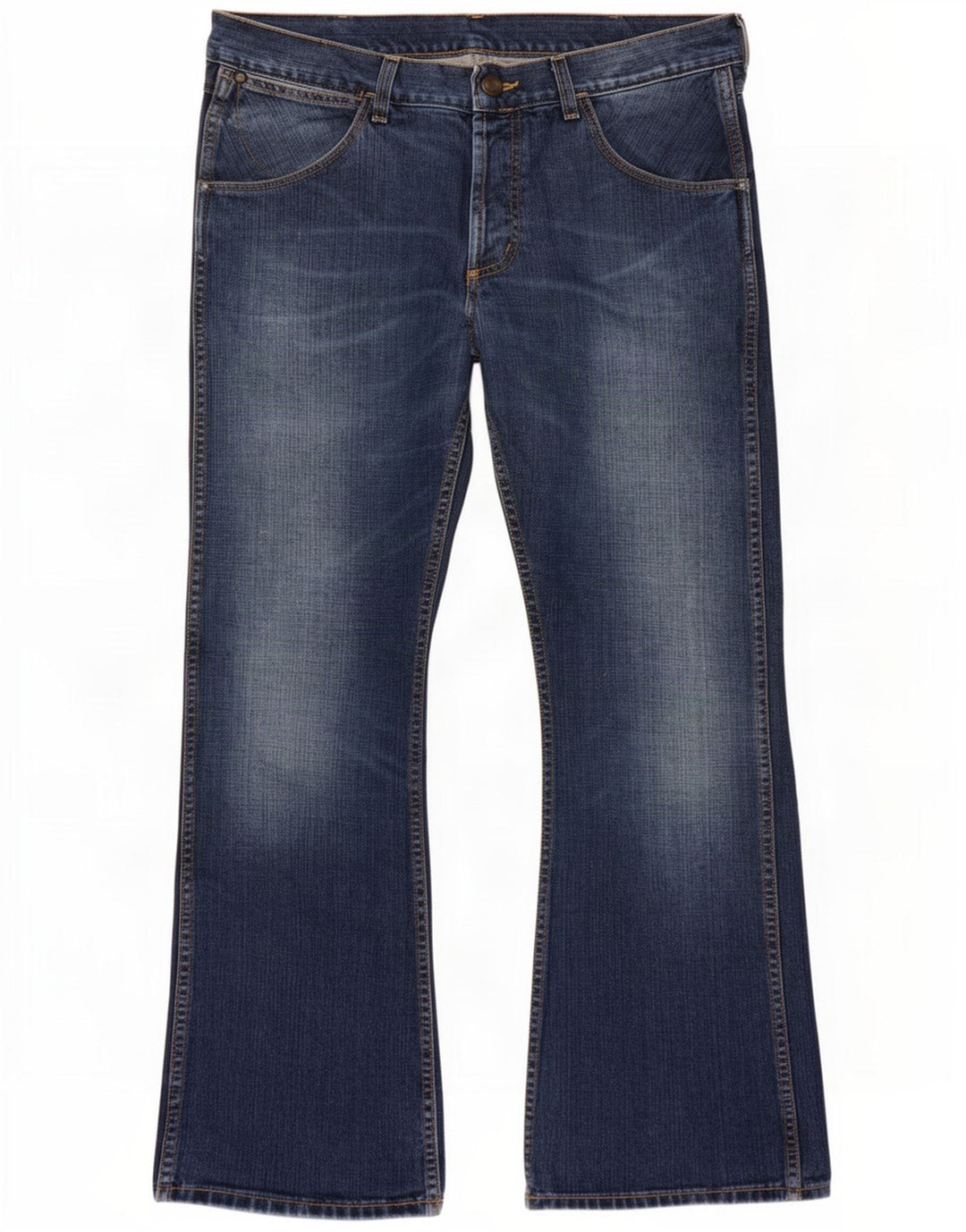 Мужские джинсы Wrangler Bootcut W36 L32, синие, хлопок